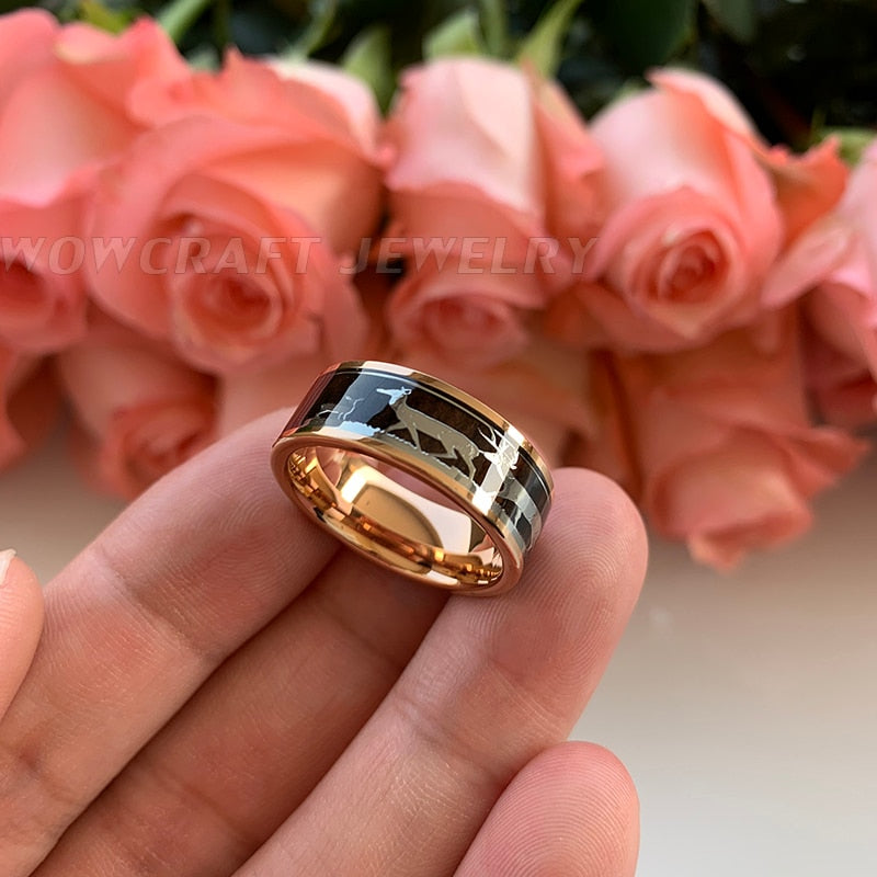 Rose gold store family rings