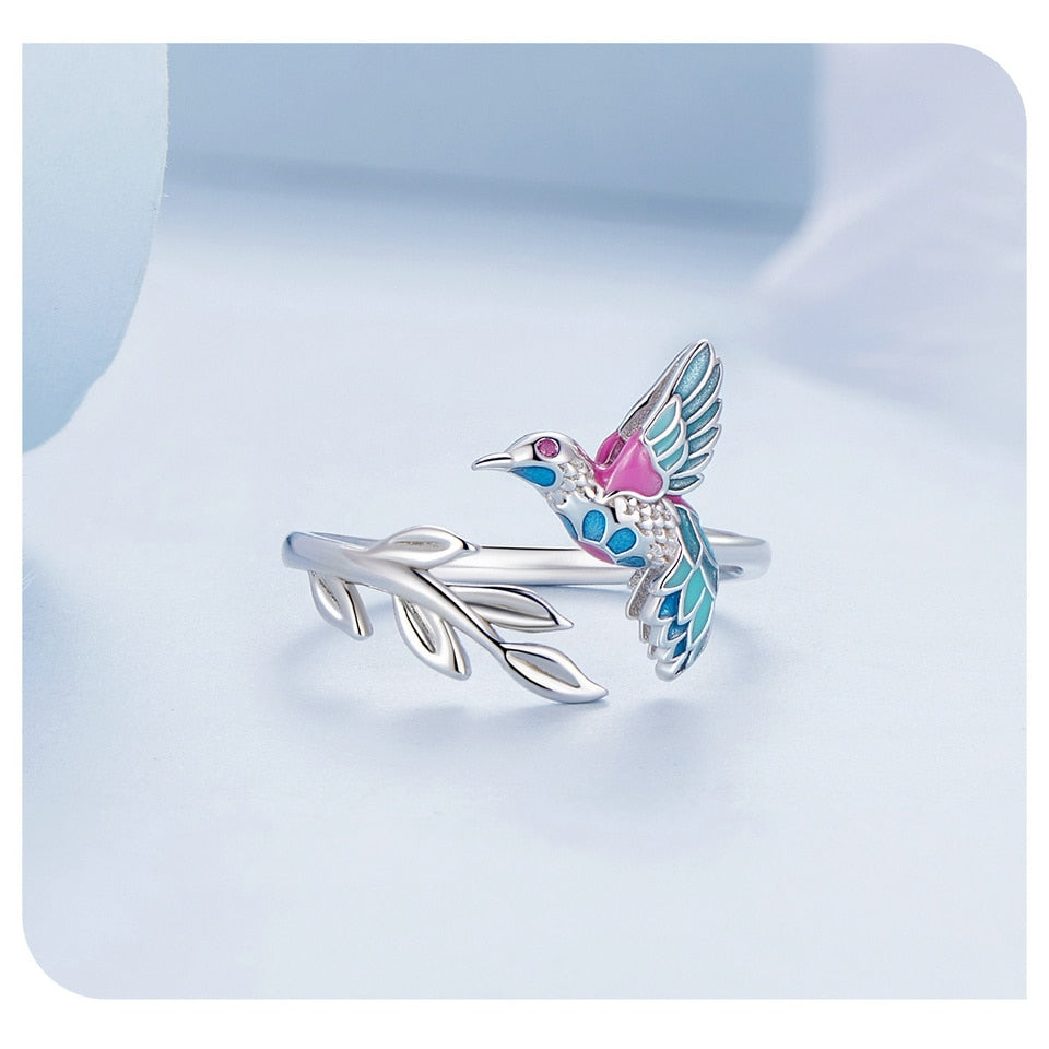 ✨✨Sky Blue Bird newest Ring✨Adjustable✨✨