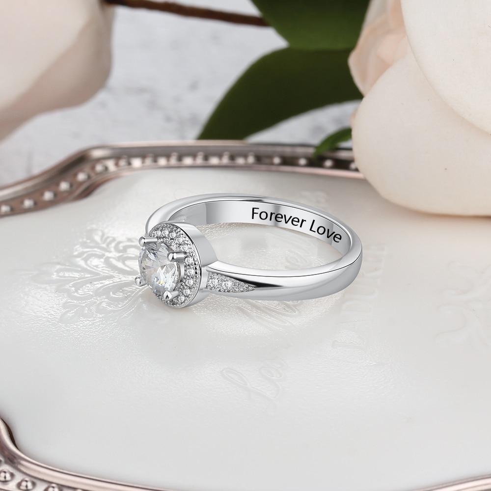 My Love newest | Personalized 8mm Silver Band Ring | Handwriting script | 925 Sterling Silver |Customized Name | Wedding Anniversary Promise Ring