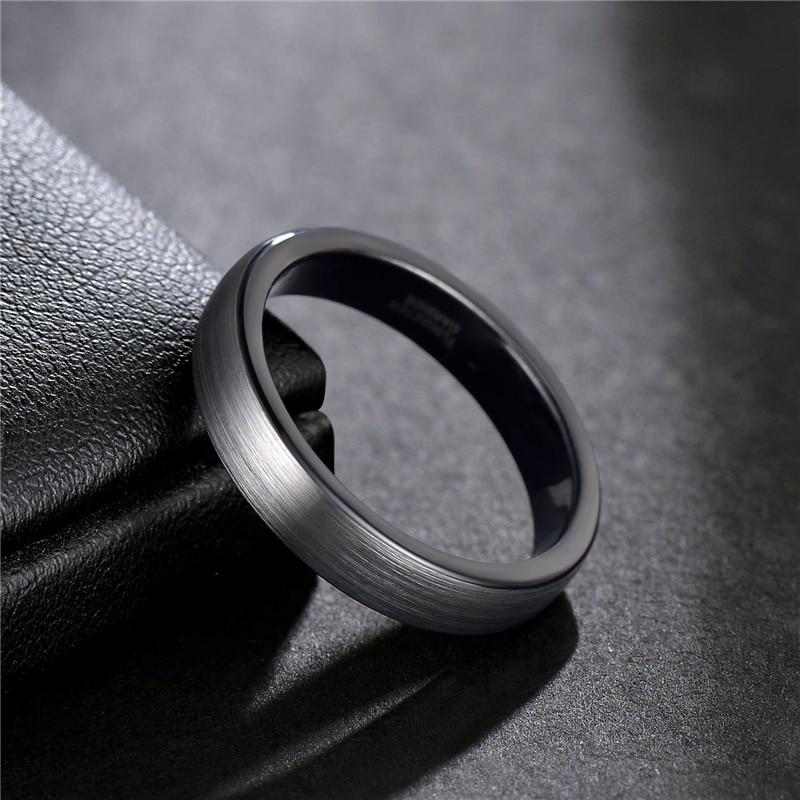 Black Tungsten Wedding Band, Engraved Wedding Ring, Promise Ring, Mens Engagement Ring, Brushed Black outlet Wedding Band, Personalized Mens Ring