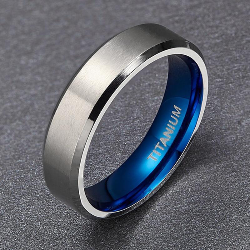 Men Ring store Titanium Silver Color