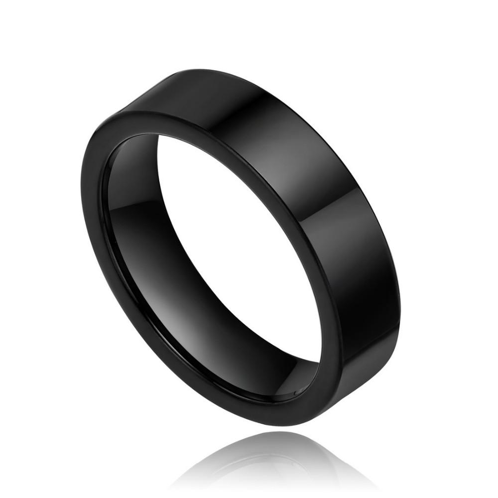 6mm Classic Black Titanium Rings Mens Ring Promise Rings 150809 Jpg V   6mm Classic Black Titanium Rings Mens Ring Promise Rings 150809 