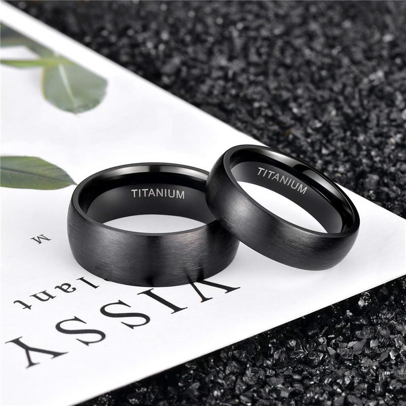 8mm black hotsell titanium MENS ring