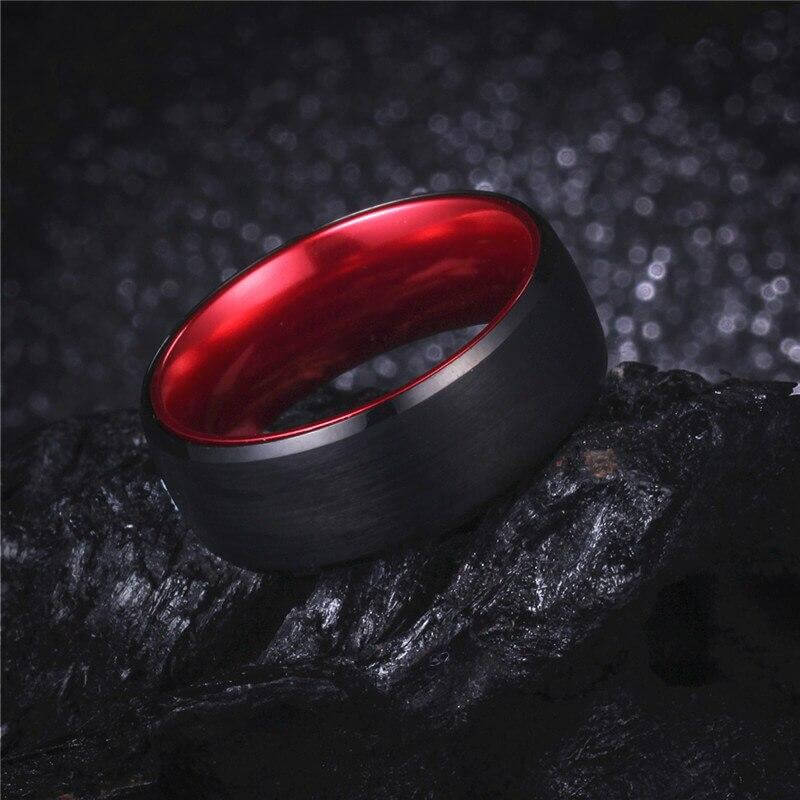 Black and deals red promise rings