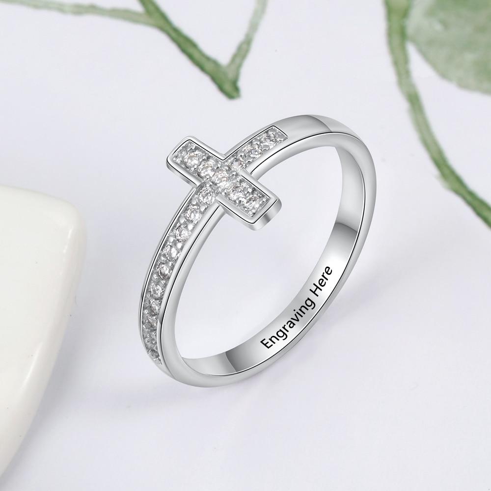 Pair of friendship ring -Partnerring -engagement rings wedding rings 925 silver with zirconia + selling engraving