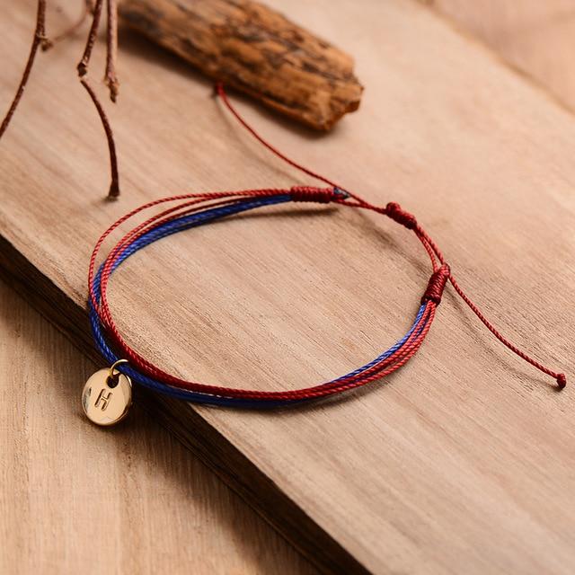 Initial string deals bracelet