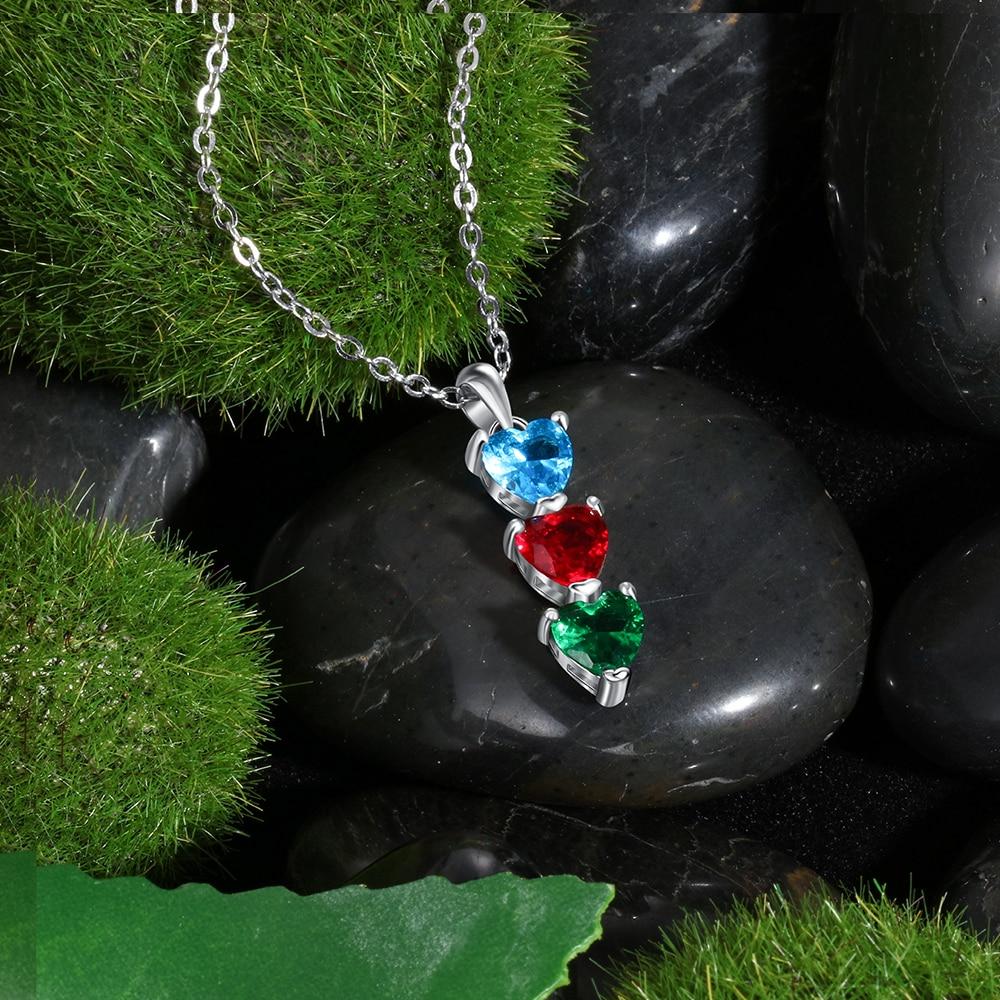925 Sterling Silver Multi Stone Necklace, Handmade Jewelry, Gemstone Birthstone  Necklace, Free Silver Chain 18″, Gift For Women – SilverJewelryZone