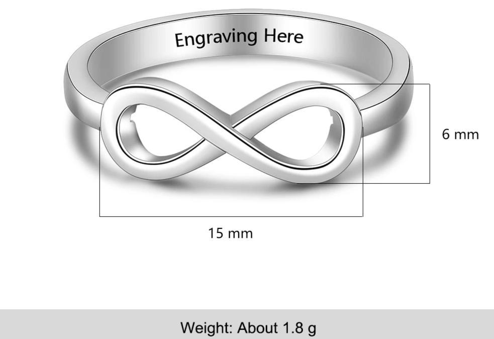 This item is unavailable - Etsy | Sister rings, Silver infinity ring,  Friend jewelry