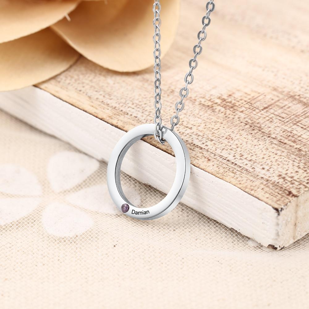 Personalized Circle Photo Necklace – TinyCrumble