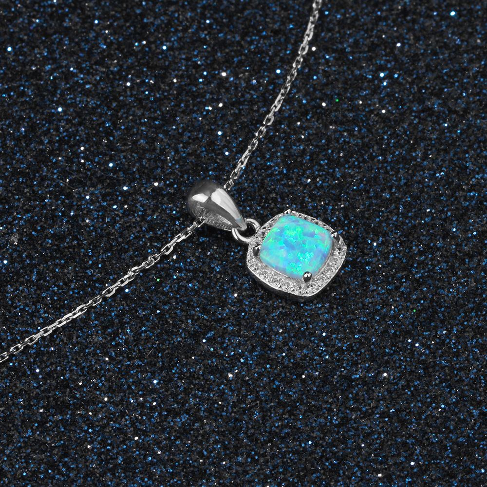 Shop 5mm Natural Opal Round Cut Pendant in 14K Gold | Chordia Jewels