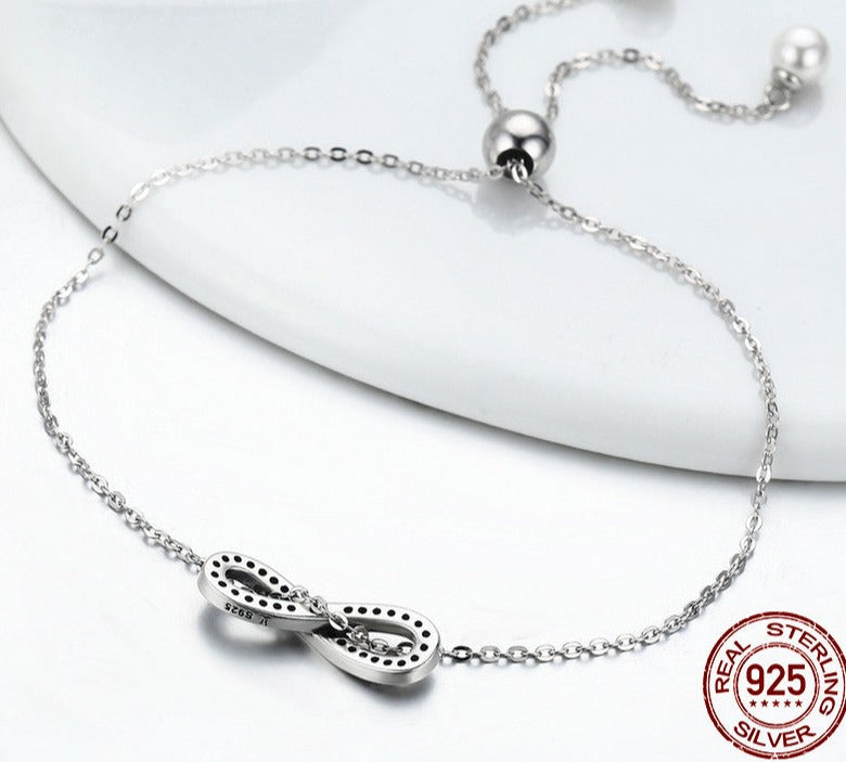 .925 STERLING SILVER newest SET. INFINITY DESIGN