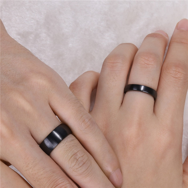 Pure black store ring