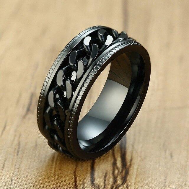 Hollow Chain Stainless Steel Ring – GTHIC
